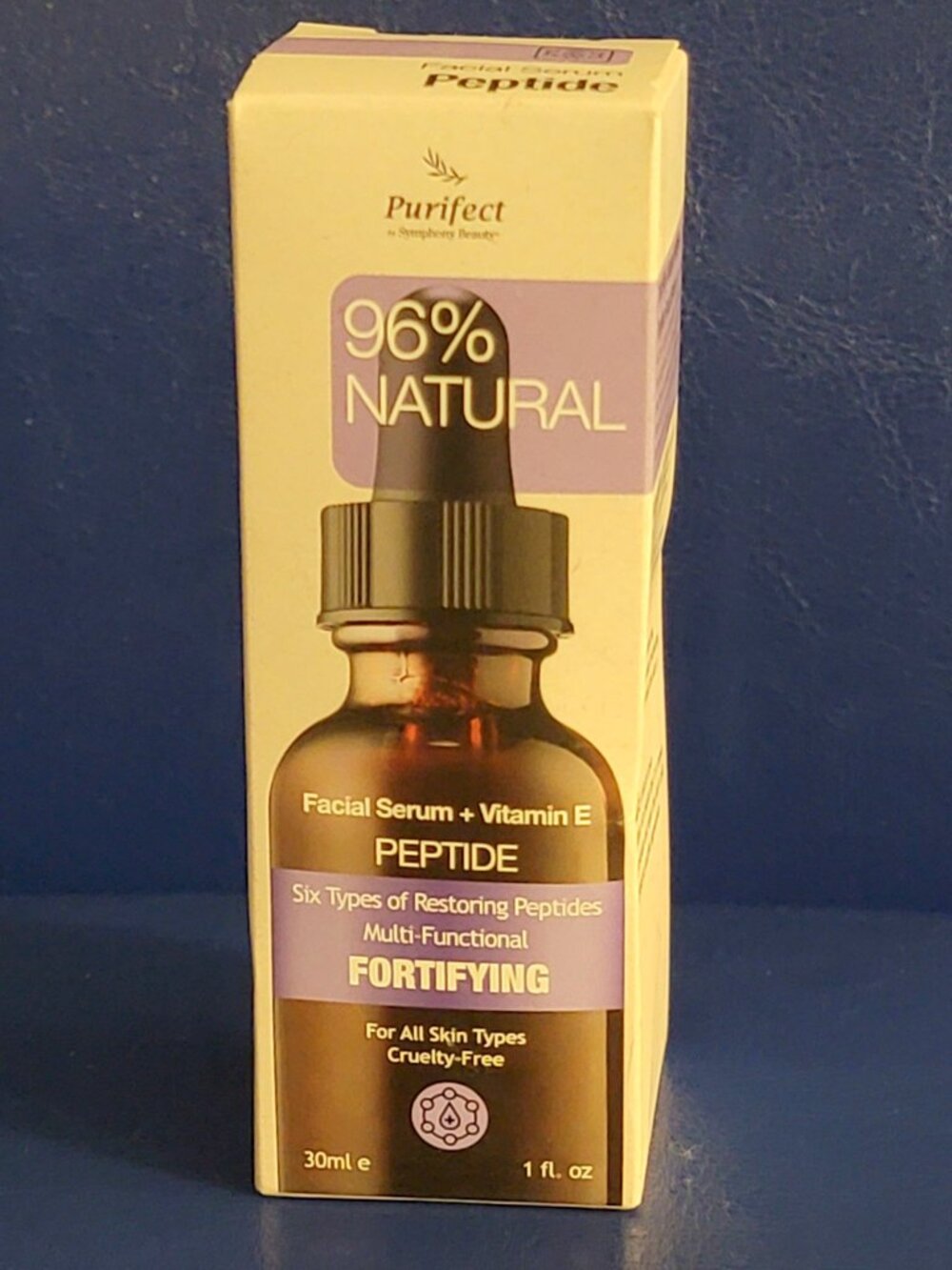Purifect Fortifying Facial Serum - NEW 30ml Peptides Refines 96% Natural